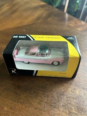 KLine Kruisers 1/43 Scale Die Cast - 1955 Pink Ford Fairlane Crown Victoria NMNT - Image 1 of 4