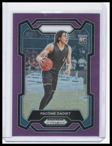 2024 Panini Prizm Draft Picks - Pacome Dadiet - Prizms Purple Rookie #/75 - Picture 1 of 2