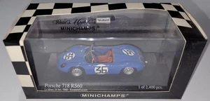 Minichamps 430606536 1/43 Porsche 718 RS60 24 Hours Le Mans 1960 Kerguen La Caze - Picture 1 of 5