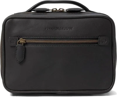 Kit de afeitado de viaje para artículos de tocador de cuero Johnston & Murphy Rhodes Foto 1 de 3