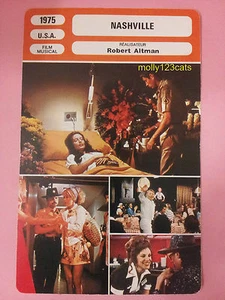  American Country Music  drama film Nashville Robert Altman French Trade Card  - Picture 1 of 1