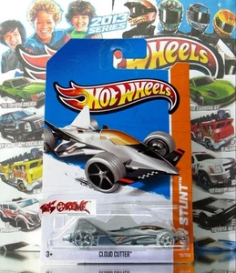 Hot Wheels 2013 #79 Cloud Cutter™ GREY,NEW CASTING,TRANSPARENT TIRES,OH5SP,NEW - Picture 1 of 6