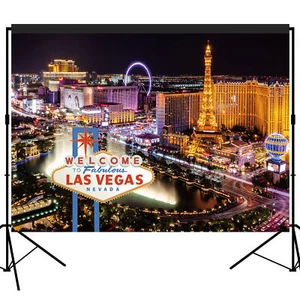 Colocadores de escena de cabina de fotos de cabina de fotos de casino de Las Vegas 7x5 pies - Imagen 1 de 4