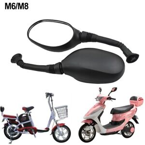 Rearview Mirrors Electric Bicycle ABS Plastic Wide Application And Remove Mm Mm