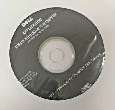 N.I.B. Software Dell Application CD M085R PowerDVD DX 8.2 Foto 1 de 2