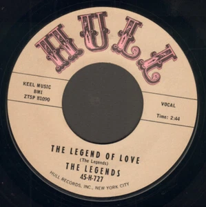 The Legends / The Legend Of Love / Vinyl / Vocalgroup / Doo-Wop / Hull Records - Imagen 1 de 1