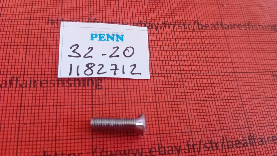 PART 32-20 Stand Screw Non Handle # 1182712 MOULINET REEL PENN Sénator 114 6/0
