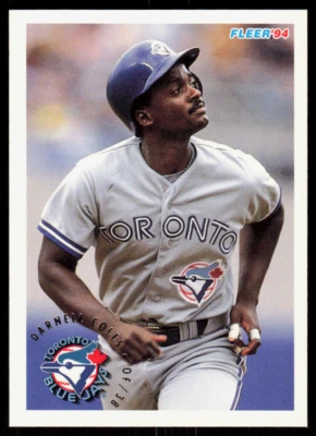 1994 Fleer 328 Darnell Coles Toronto Blue Jays - Image 1 of 2