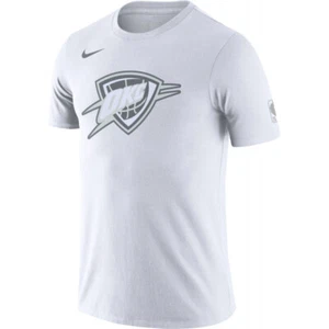 Oklahoma City Thunder Nike City Edition Essential Logo T-Shirt Men 2022 NBA OKC - Picture 1 of 2