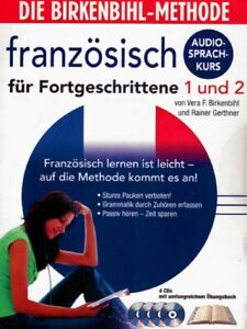 Sprachkurs Birkenbihl französisch für Fortgeschrittene 1+2 - 4 CD´s + Übungsbuch