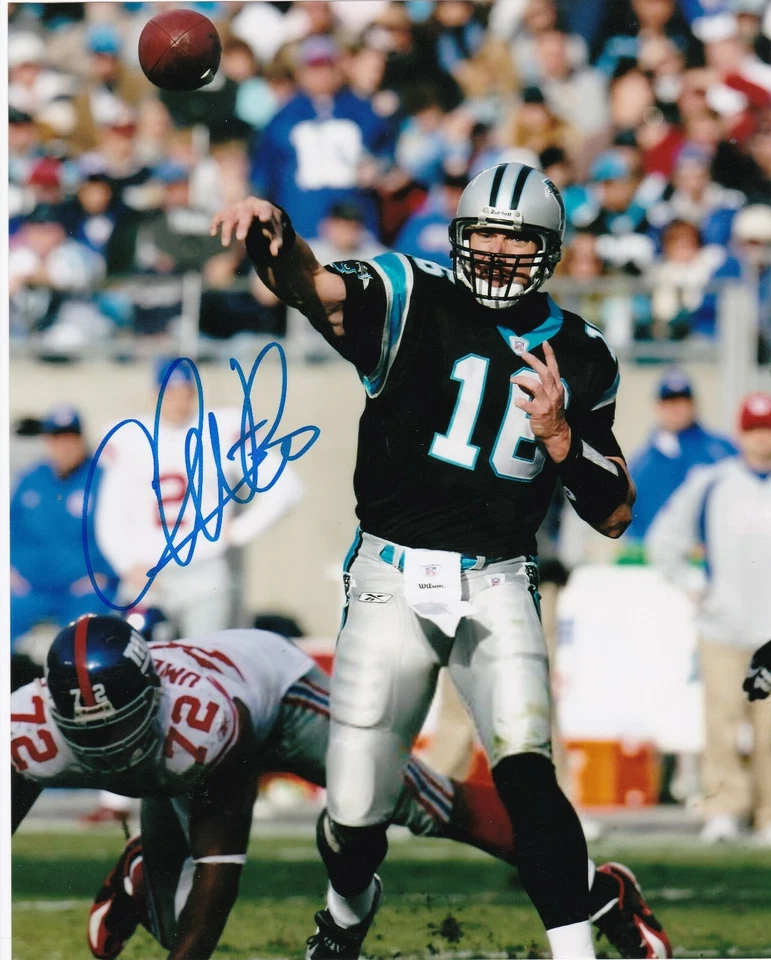 CHRIS WEINKE CAROLINA PANTHERS ACCIÓN FIRMADO 8x10 Foto 1 de 1