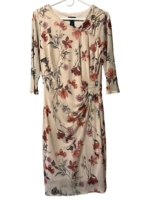 Kate And Lily NWT Floral Dress Size 10p Boho Cottage Chic Wedding Floral Party - Image 1 of 4