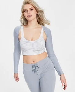 Jenni Estilo No Talla Manga Larga Encogerse de hombros, Gris 2XL NUEVO CON ETIQUETAS - Imagen 1 de 2