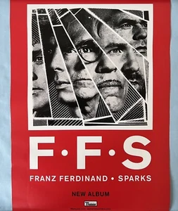 Franz Ferdinand Sparks Double Sided Original Promo Poster 42cm x 30cm Rare - Picture 1 of 2