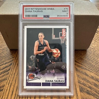 2017 Rittenhouse WNBA Diana Taurasi PSA 9 Mercury UCONN Huskies /500 Pop 5 - Image 1 of 2
