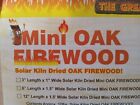 6" Mini Wood - Solar Kiln Dried Firewood - Pizza Oven Wood - Table Top Firewood