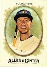 Troy Tulowitzki 2017 Topps Allen & Ginter Hot Box Foil SP #297
