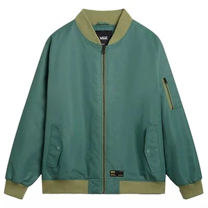 Brand New Mens Vans Copley Bomber Jacket Dark Forest - Picture 1 of 1