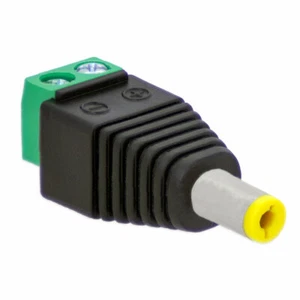 Conector de CC conector hueco 5,5 mm - adaptador de 2,1 mm > bloque de terminal 2 pines atornillable - Imagen 1 de 10
