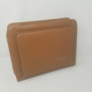 Worldmark By Trendwest Camel Brown Faux Leather Binder Portfolio Laptop Case - Picture 1 of 12