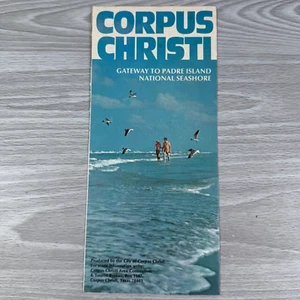 Vintage Travel Brochure Corpus Christi Texas Gulf Shore Advertising Info History - Picture 1 of 7