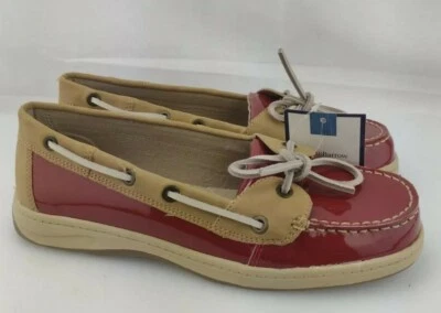 Новый Croft & Barrow женщин кожаная лодка поскользнуться на туфли размер 7,5  - Изображение 1 из 4