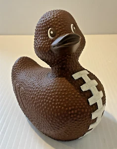 Vintage Rubba Duckskin Football Rubber Duck Ducky 2000 Y2K Easter Jeep Large 5" - Picture 1 of 4