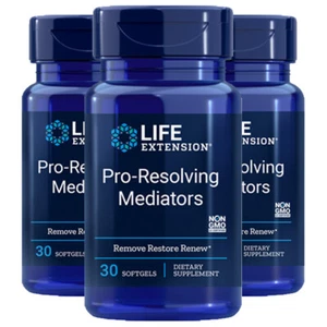 Life Extension Pro-Resolving Mediators 3X30gels hydroxydocosahexaenoic acid - Picture 1 of 2