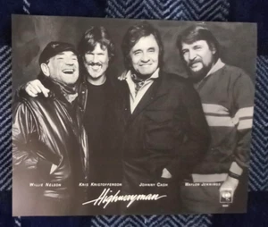 THE HIGHWAYMEN 8x10 Foto von Columbia Records Werbefoto - Bild 1 von 3