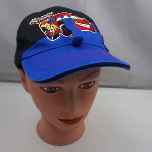 Cars Lightning McQueen Hat Black Stitched Toddler Baseball Cap Pre-Owned ST225