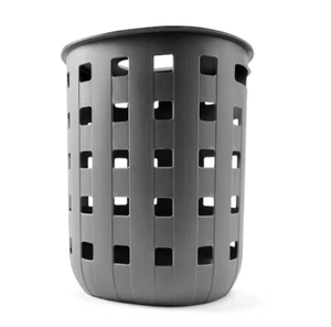 80L Trellis Laundry Hamper Round shape with Lid Laundry Storage Organisation - Picture 1 of 6