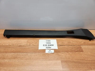 ✅ 82-88 OEM BMW E28 528 535 M5 Panel de ajuste superior de la puerta del conductor delantero izquierdo negro * Foto 1 de 4