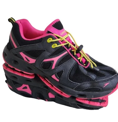 Speedo Running Shoes Women's Size 10 Pink and Black - Image 1 of 4
