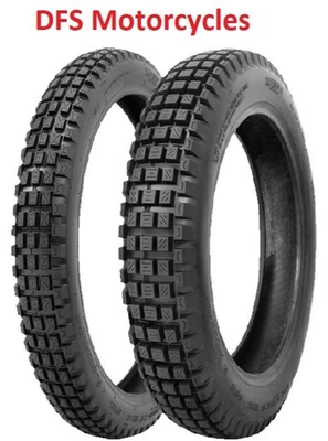 Kenda Ibex Trials 80/100-21 51M TT & 120/100R18 68M TL Motorcycle Tyre Pair - Image 1 of 2