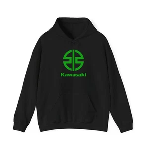 Kawasaki Hoodie Dirt Bikes Engines Unisex Heavy Blend™ Hooded Sweatshirt - Picture 1 of 21