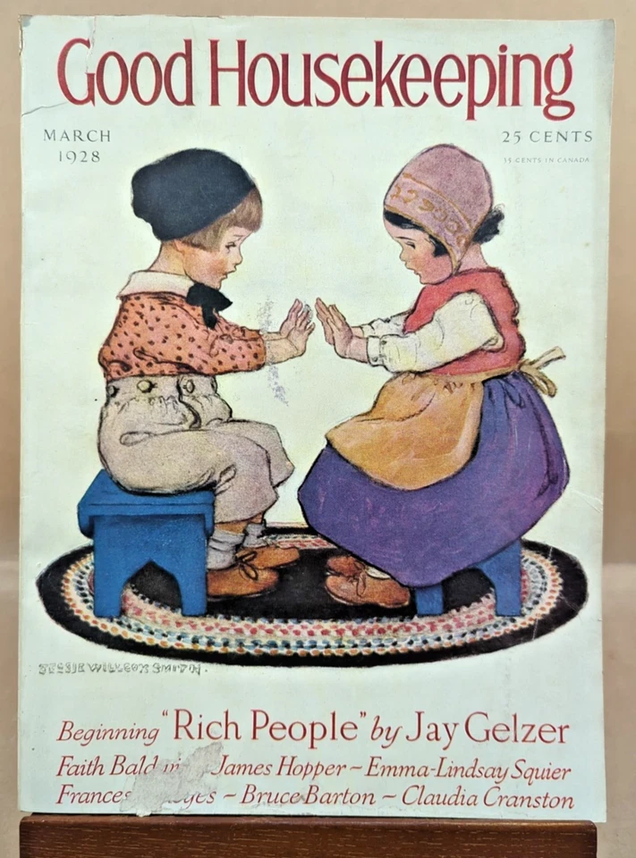 1928 March Good Housekeeping Magazine Jessie Wilcox Smith Nice Ads Very Good! — 第 1/4 张图片