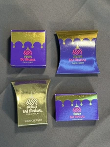 LOT of 4 Taj Mahal Casino Soap Shower Cap Shoe Cleaner Gold Purple Memorabilia - Picture 1 of 1
