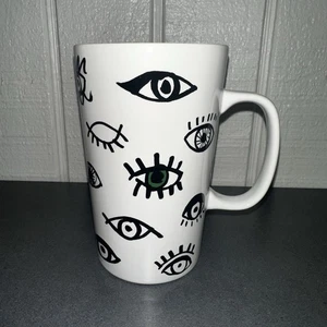 2014 Starbucks 16 Oz. Kaffeebecher Holiday Dot Collection Eyes All Over EUC - Bild 1 von 15