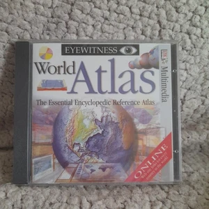 Vintage DK Eyewitness World Atlas - PC CD-Rom, Dorling Kindersley UNOPENED - Foto 1 di 4