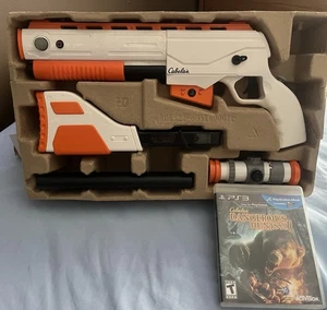 Sony PS3 Cabela's Dangerous Hunts 2011 Game & Top Shot Elite Control Open Box - Picture 1 of 2
