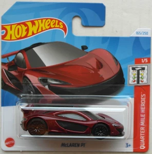 Hot Wheels McLaren P1 weinrot Neu/OVP Sportwagen Auto Car HW Mattel burgundy - Picture 1 of 5