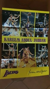 Basket Poster special Kareem Abdul Jabbar L.A Lakers NBA giganti del basket - Foto 1 di 2