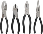 Plier Tools Machined Jaws Home Improvement Secure Grip Non Slip Set of 4 NEW