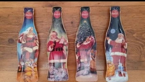 (4) Botella de Coca-Cola Franklin Mint en forma de Santa Claus. - Imagen 1 de 10