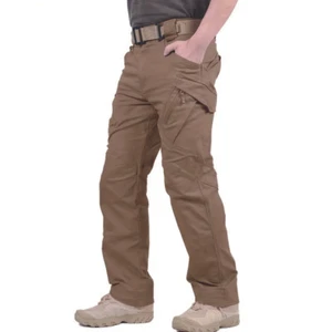 US Men Tactical Cargo Pants Soldier Straight-fit Work Combat Trousers Outdoor - Picture 1 of 12