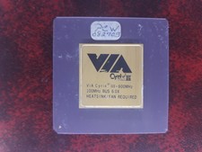 1X VIA CYRIX III 600MHZ``  VINTAGE CERAMIC CPU FOR GOLD SCRAP RECOVERY RARE ``A4