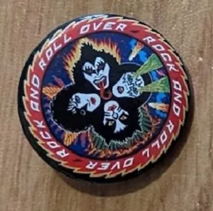 Kiss Rock And Roll Over 1,25" Pinback Button (Pins ca. 32mm) - Bild 1 von 2