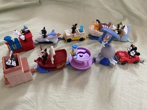 2020 McDonalds Mickey Minnie Runaway Railway Happy Meal Toys - Full Set (Sealed) - Picture 1 of 12