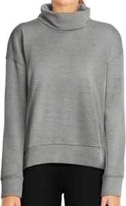 Sudadera Pullover Para Mujer Balance Collection Marci Acolchada Talla XL Gris Jaspeado - Imagen 1 de 12