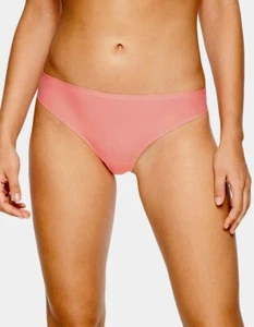 Nuevo con etiquetas Bikini Chantelle suave elástico de altura baja deslizante 2643 talla única (XS a XL) coral - Imagen 1 de 2